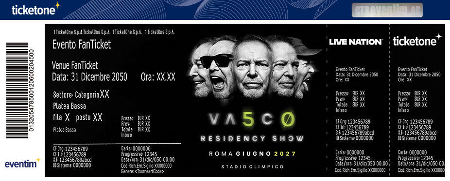 VASCO RESIDENCY SHOW - ROMA 2027